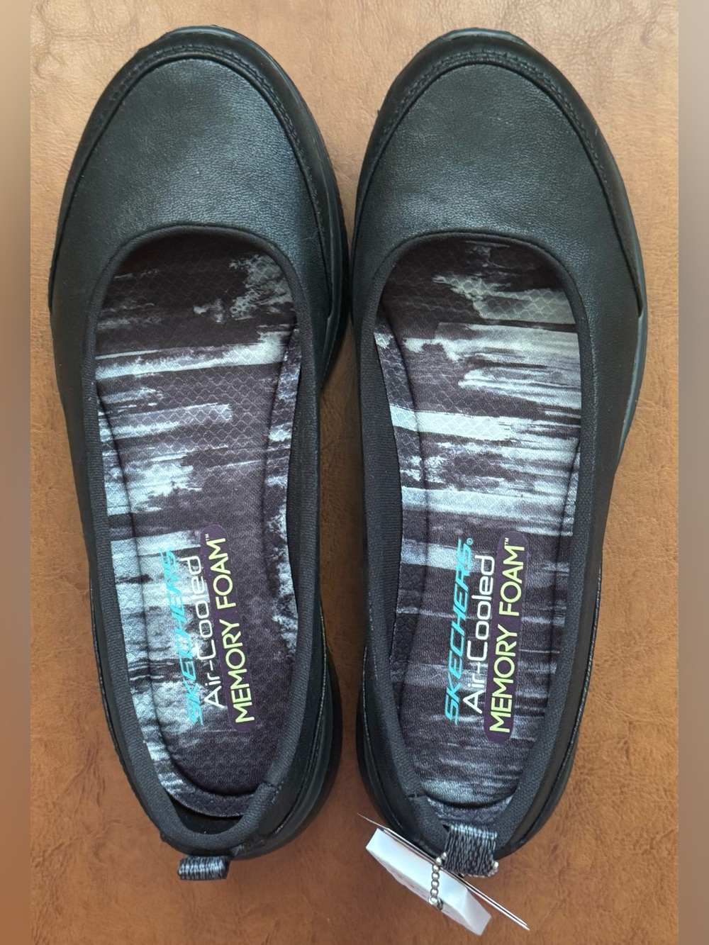 Skechers GOwalk Lite Gem Ballet Flats Black Comfort Shoes Womens Size 8 NWOB - Picture 9 of 11